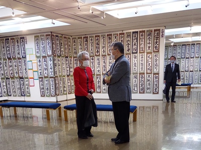 玄燿書道会ｲｰｸﾞﾚ展の作品