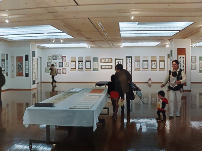 玄燿書道会ｲｰｸﾞﾚ展の作品