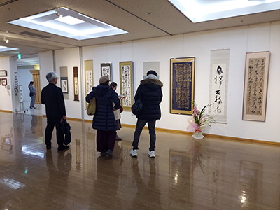 玄燿書道会ｲｰｸﾞﾚ展の作品